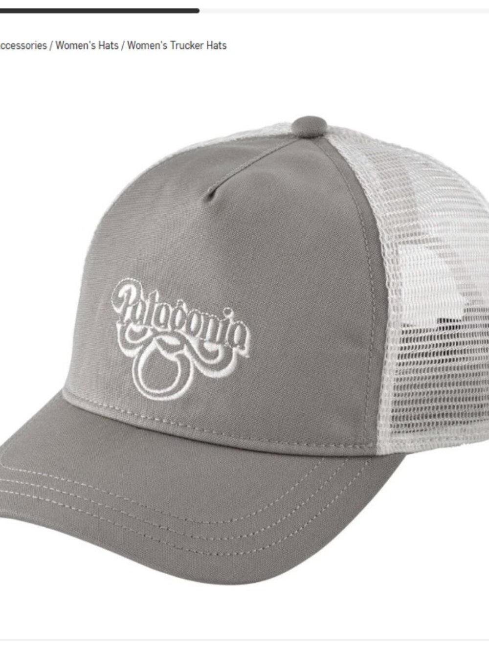 Patagonia Women's Groovy Type Layback Trucker Hat